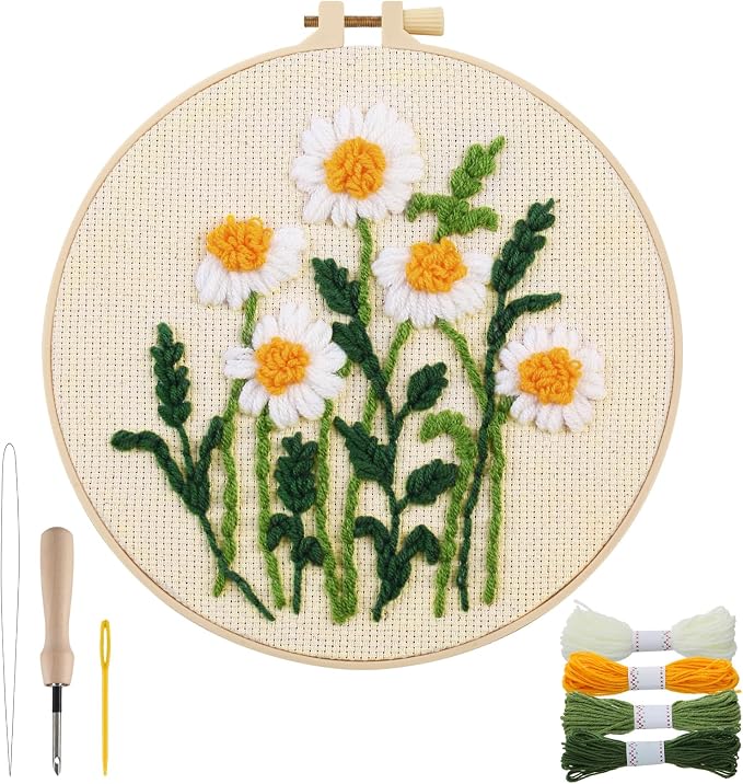 Punch Needle Kit Adults Beginner by Biubee