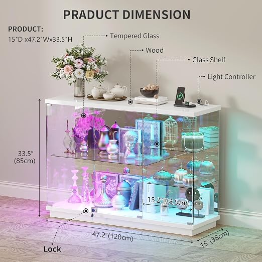 HNEBC 47.2" W Display Cabinet - - Image 6