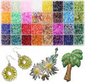 EuTengHao 9600Pcs Tube Beads Kit 7mm Glass Bugle Seed Beads by EuTengHao