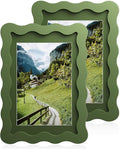 4x6 Wavy Picture Frame With Mat by Unknown