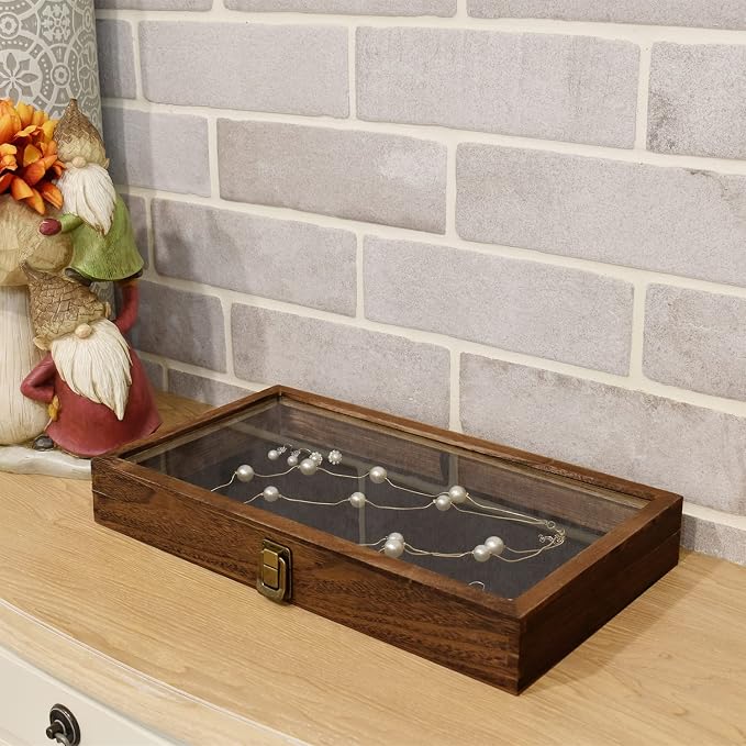 MOOCA Wooden Jewelry Display Case - Image 7