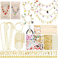 Wurosi 443 Pcs Gold Charm Bracelet Necklace Making Kit by Unknown