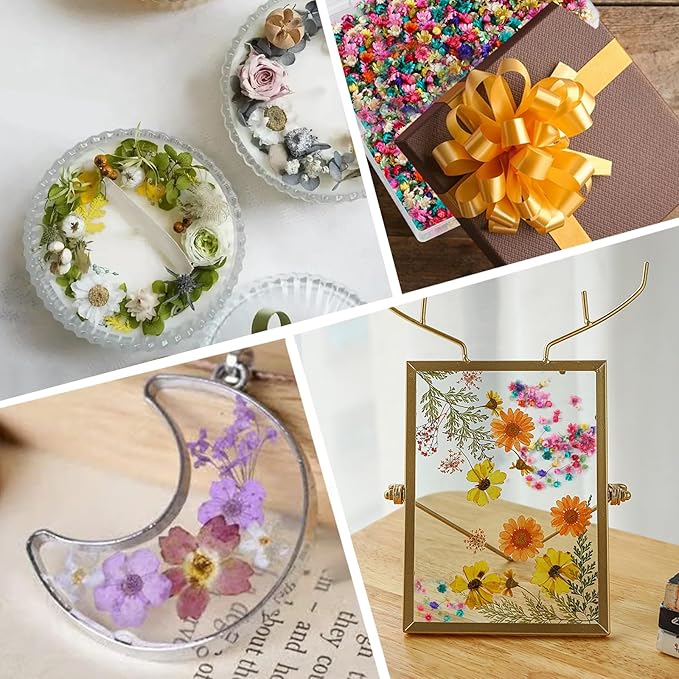 Mini Dried Flowers for Resin, Bulk Tiny Dried Pressed Flowers for Crafts DIY - Image 7