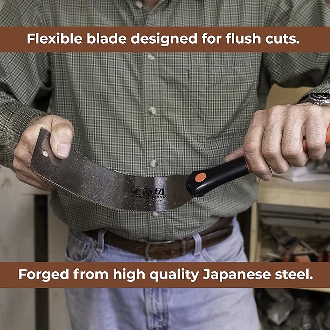 Great Neck Kyoku Setsu Japanese Ryoba Double-Edged Pull Cut Saw, Ultra Fine Saw, Detail Hand Saw, Double Edge Saw, Japanese Wood Saw