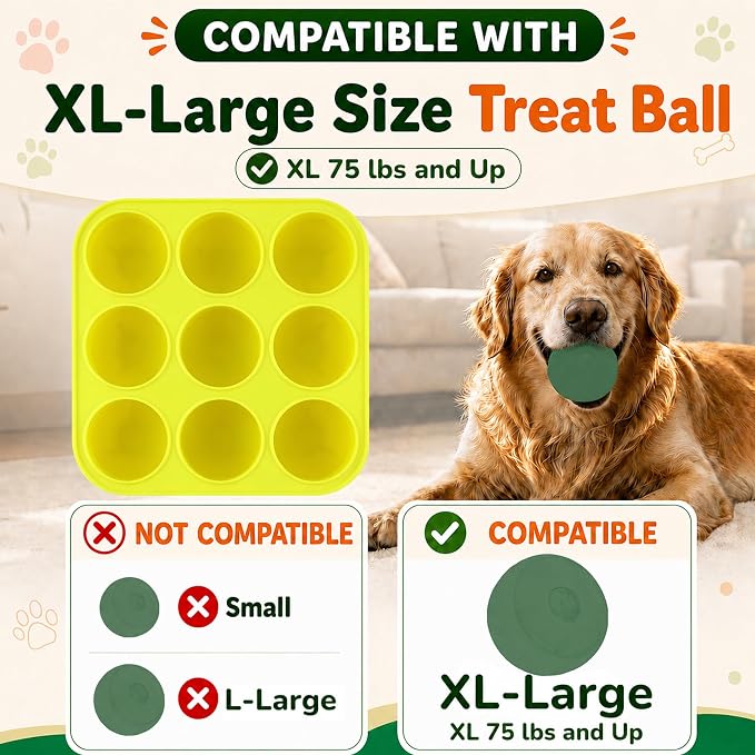 9-Cavity Silicone Freezer Dog Treat Mold - Image 3
