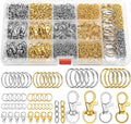 PAXCOO Keychain Making Kit, Keychain Craft Supplies Including Key Chain Hooks by PAXCOO