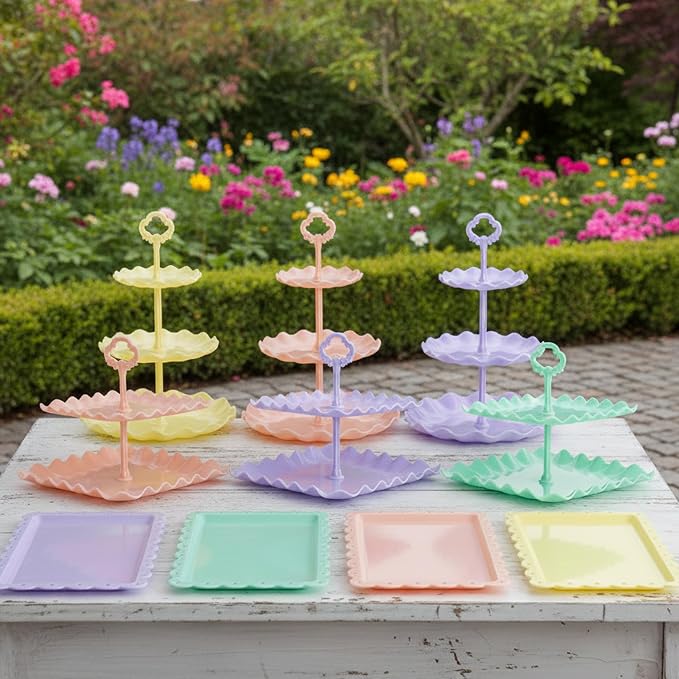 Pack of 11 NWK Cake Stand Set, - Image 6