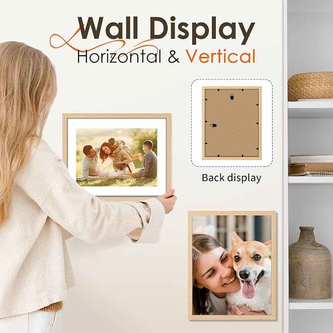 FIXSMITH 11x14 Picture Frame 2 Pack, Photo Frame - Image 4