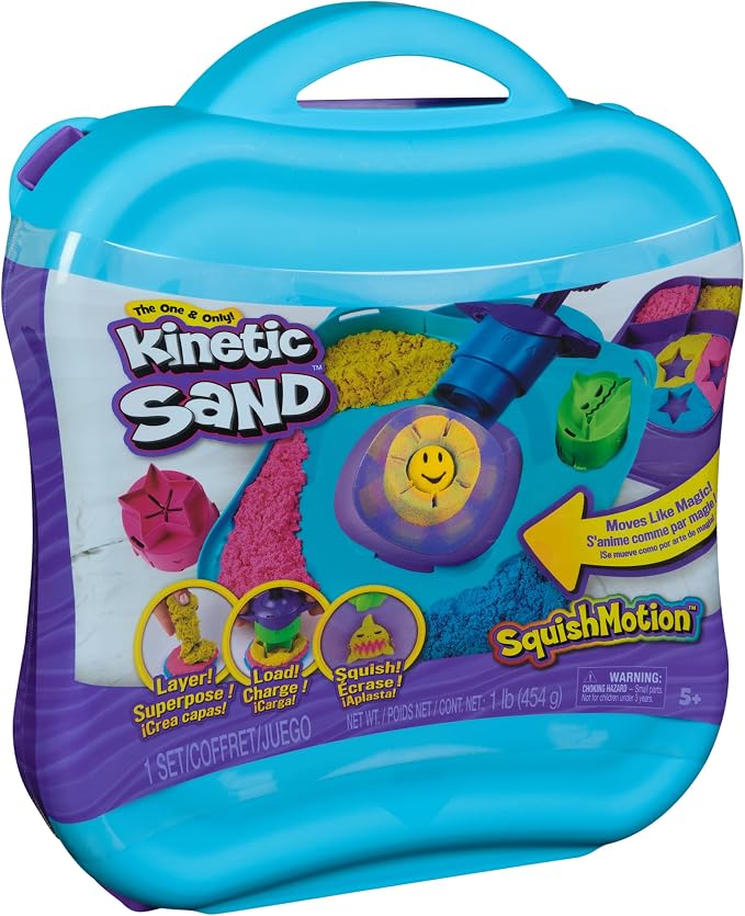 Kinetic Sand SquishMotion Playset, Moldable Play Sand Sensory Toys, Ages 5+ | - Image 9