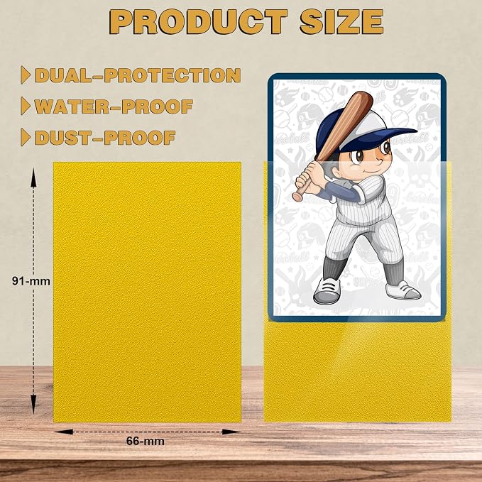 Homthy 100 Count Matte Card Sleeves - Image 2