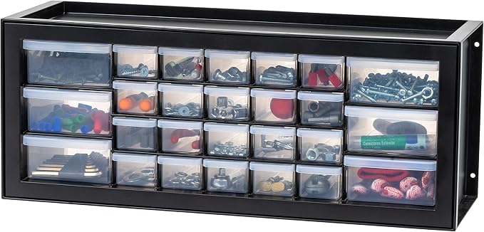 IRIS USA 26-Drawer Teacher Toolbox, Made in USA, Stackable Plastic Storage by IRISUSA