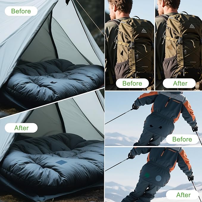 Awning Repair Tape,Tent Patch kit,Waterproof Repair Tape kit of RV Awning,Boat Covers,Canvas,Vinyl Fabric,Tarp,Sail-4x78in（Army Green）