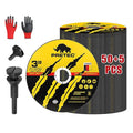 Cut Off Wheels 55Pcs, 3 Inch Die Grinder Cut Off Wheels with 1/4 in Mounting Mandrel Kit for Die Grinder, 3/8" Arbor Hole Cutting Wheel for Metal & Stainless Steel Rotary Tool Drill Attachment