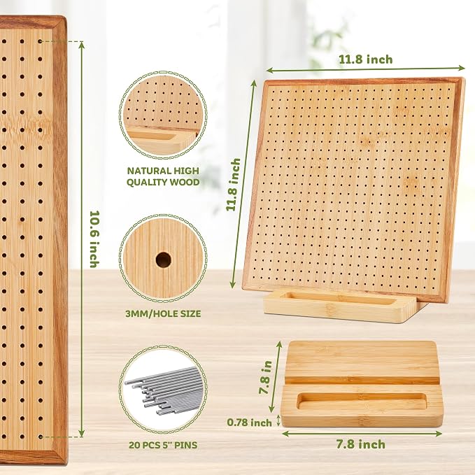 11.8" Crochet Blocking Board - Image 2