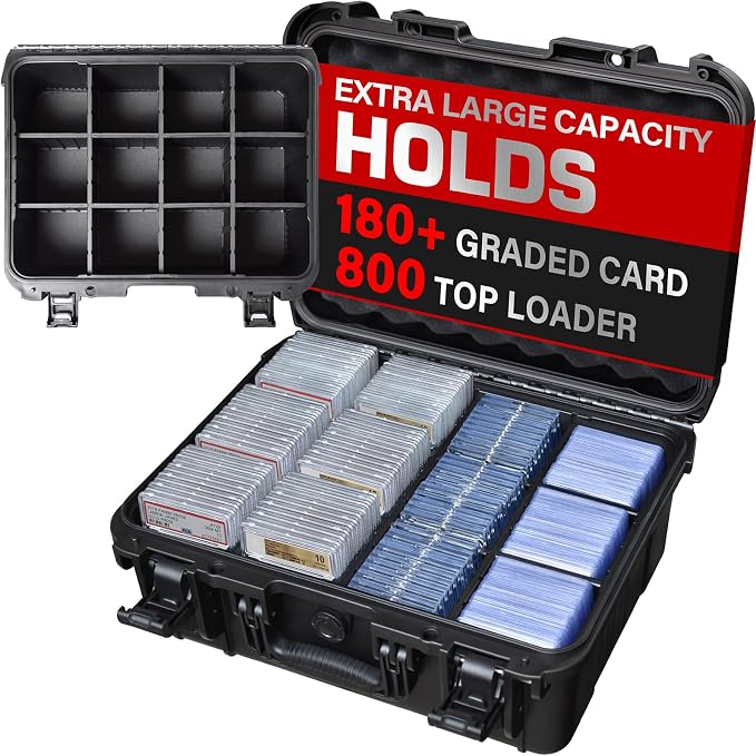 Turokacase Graded Card Case Storage Box – Extra Large Trading Card Storage Box by Turokacase