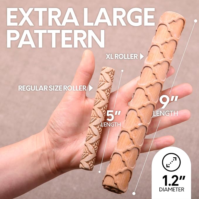 Byllstore Extra Large Clay Texture Rollers - Image 3