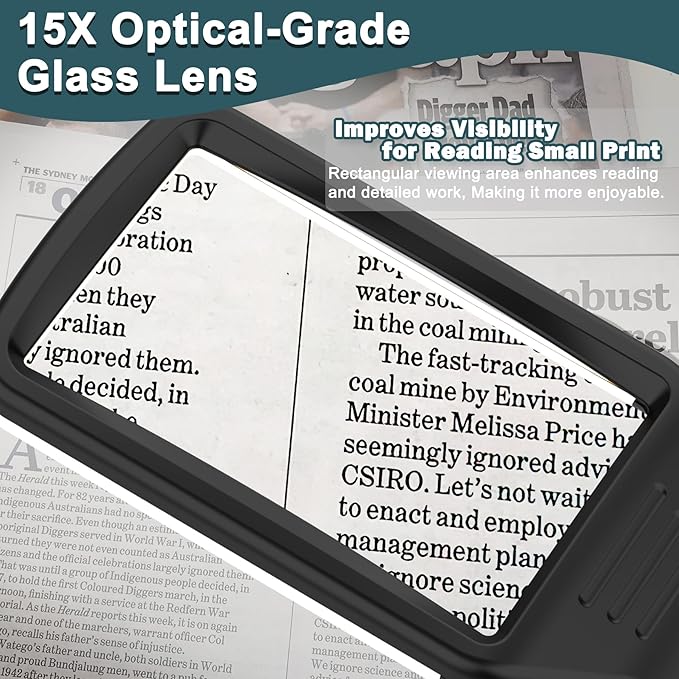 15X Rechargeable Magnifying Glass - Image 4