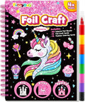 FUNNYB&G Foil Art Craft Kit for Girls 4-10 Years Old: Mess-Free & No-Glue by FUNNYBG