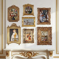 Wonderjune 7 Pcs Vintage Picture Frames Set by Wonderjune