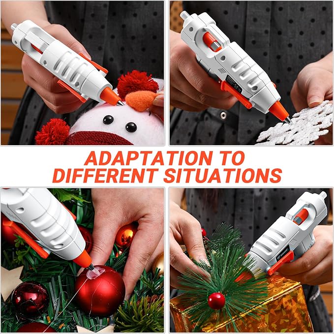 Mini Hot Glue Gun Kit：DEKOPRO 20Watt High Temp Glue Guns Tool - Image 8