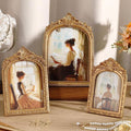 Wonderjune 3 Pcs Vintage Picture Frames Antique Set Baroque Ornate Gold Arched by Wonderjune