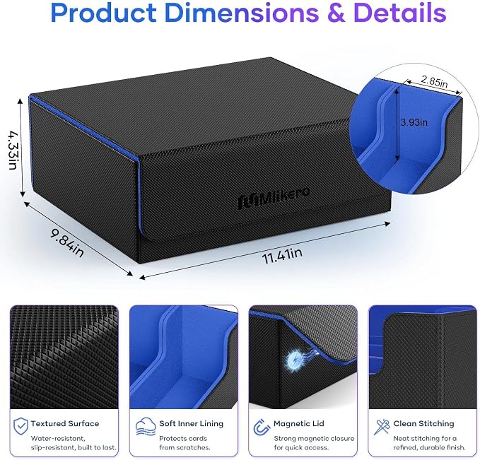 Mlikero Trading Card Storage Box, Bulk Card Storage - Image 6