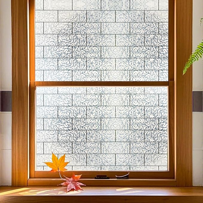 ADD.HERES Window Privacy Film, Frosted Glass Decorative Static Cling, Removable - Image 7
