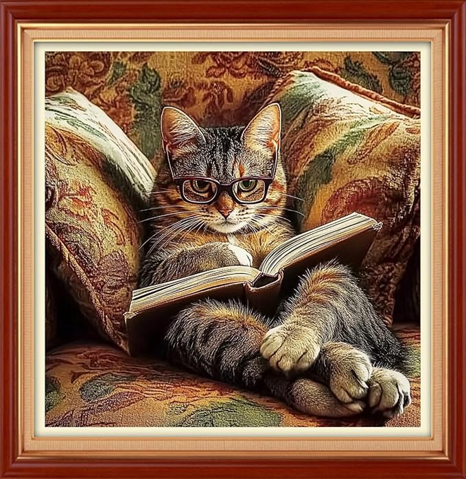 Foxhool Stamped Cross Stitch Kits, 11CT Printed Cross Stitch Pattern Full by FoxhoolBeginnersCrossStitchKits
