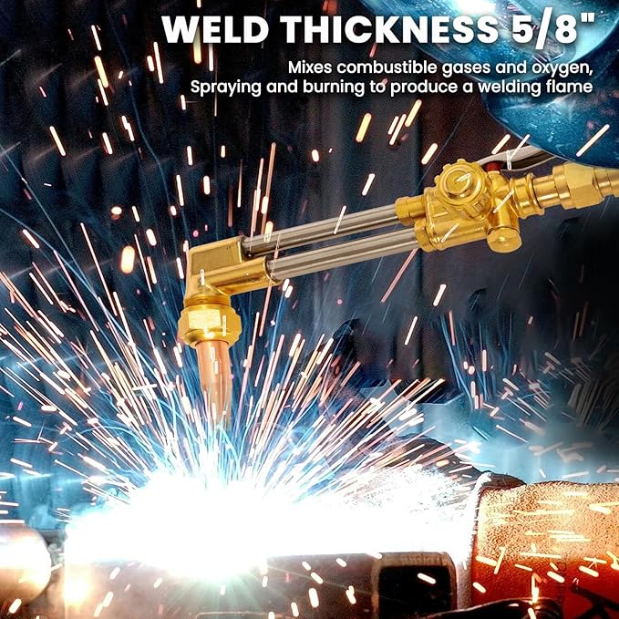 Victor Torch Set CA2460 Medium Duty Oxyacetylene Cutting Torch for Cutting and Welding