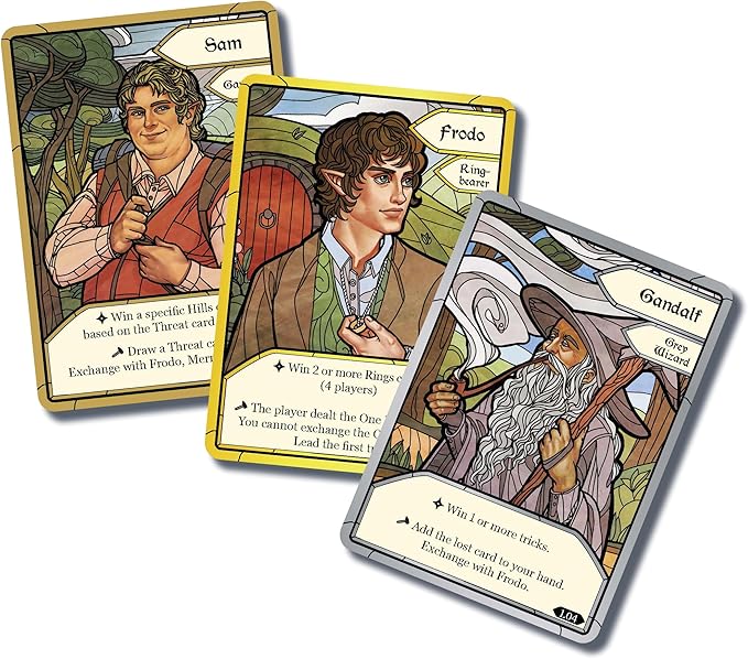 Asmodee The Lord of The Rings The Fellowship of The Ring Trick-Taking Game - Image 4