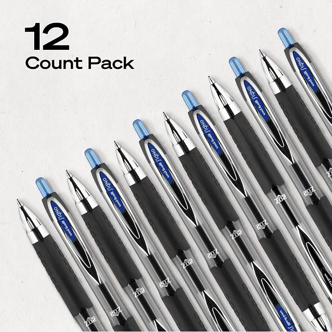 Uni-Ball 207 Retractable Gel Pens Medium Point, 12 Pack - Image 8