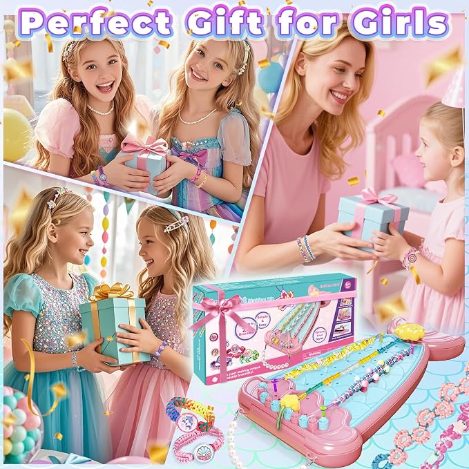 Euclidean Cube 2-in-1 Friendship Bracelet Making Kit, Arts and Crafts - Image 9