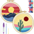 ERKOON Punch Needle Kit Adults Beginners, Needling Punching Project by ERKOON