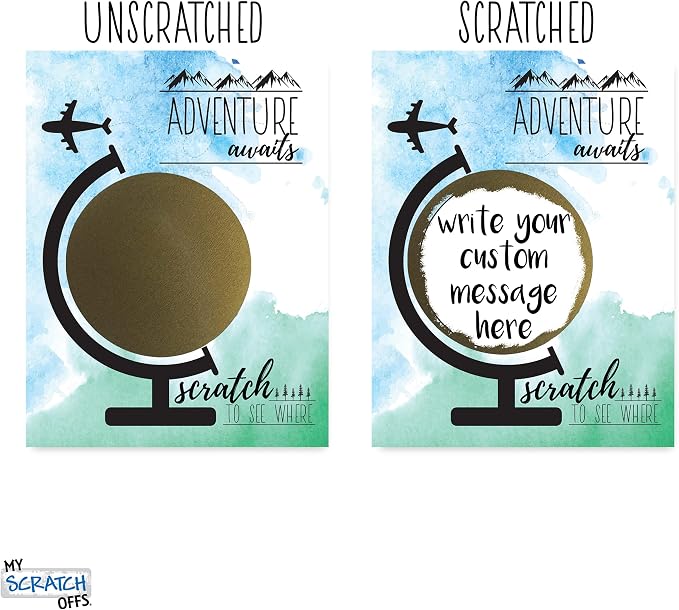 Make Your Own DIY Scratch Off ScratchNotes 20 Pack 3x4 Note Cards & Stickers - Image 4
