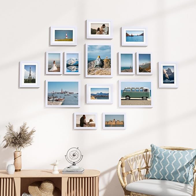 Vittanly 15 Pack Picture Frames Collage Wall Decor - Image 8