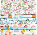 Aubliss 8pcs Fat Quarter Fabric Bundles Quilting Cotton Craft Fabric Pre-Cut by Aubliss
