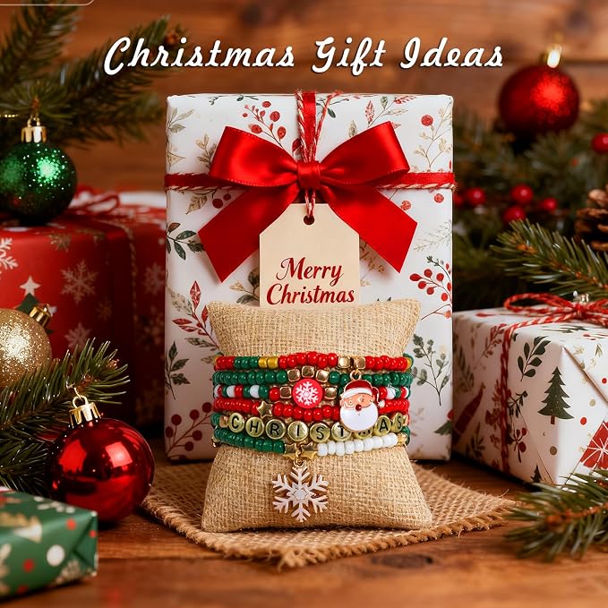 Redtwo Christmas Bracelet Making Kit, Holiday DIY Craft - Image 6