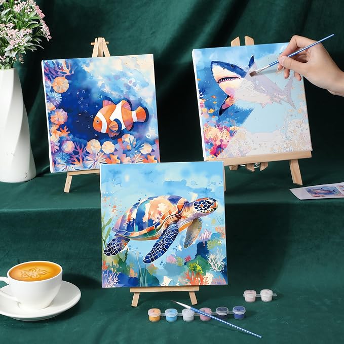 Nezyo 12 Sets Paint by Numbers Kit - Image 5
