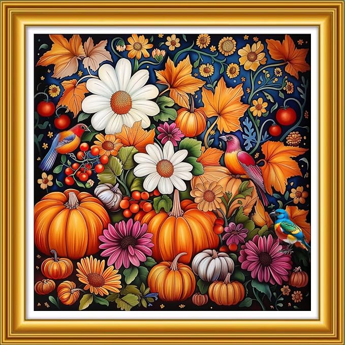 Foxhool Stamped Cross Stitch Kits, 11CT Printed Cross Stitch Pattern Full by FoxhoolBeginnersCrossStitchKits