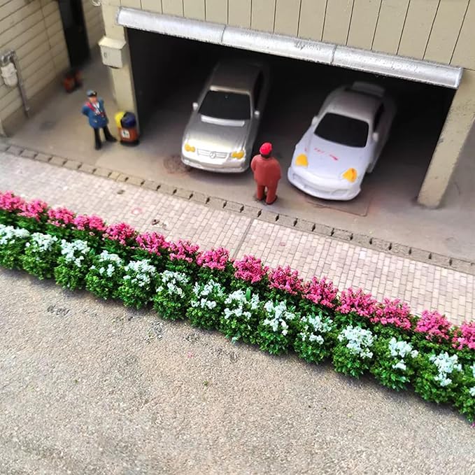 Woohome 12 PCS Flower Cluster Model, Static Grass Model Grass Tufts Set - Image 2