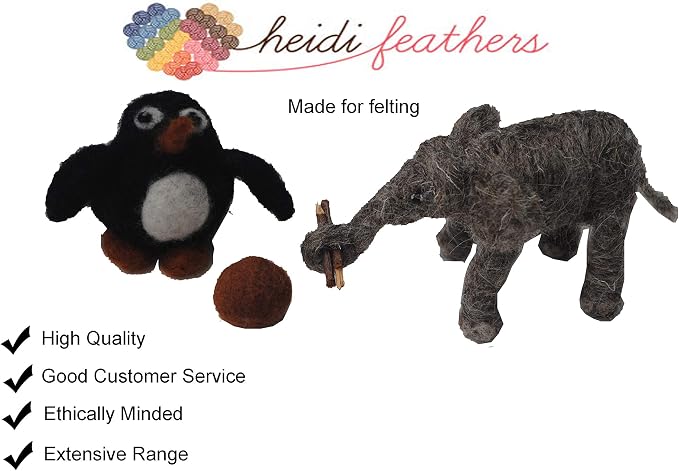 heidifeathers Premium Boxed Wet Felting Kit - Image 8