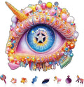 Fable Eye Puzzles Adults Gifts Wooden 100 Pieces 8.5 * 8.1in by Jollitot