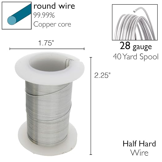 The Beadsmith Wire Elements 28-Gauge Lacquered Tarnish-Resistant Copper Wire - Image 4