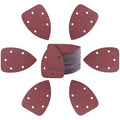 100-Pack Mouse Sandpaper (5-Hole) 80 Grit for Mouse Detail Sanders, Premium Aluminum Oxide, Easy to Replace, Ideal for Woodworking, Furniture Refinishing, and Crafting