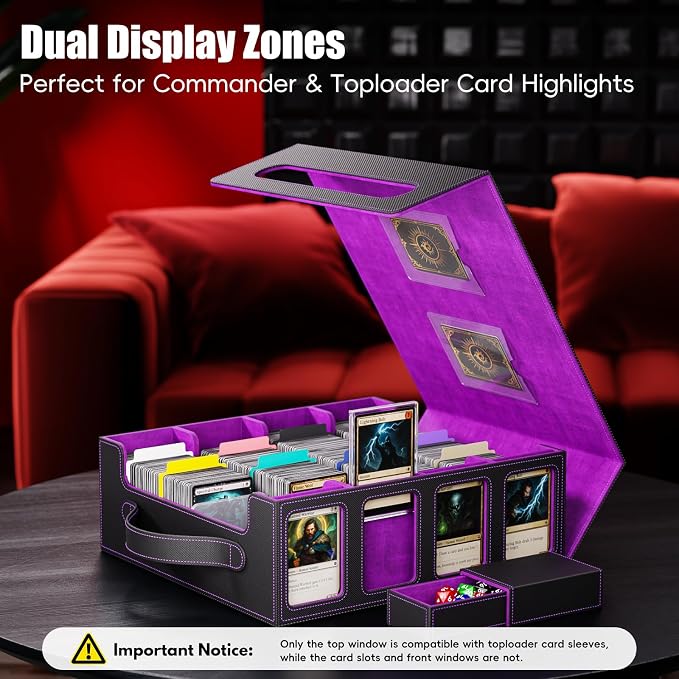 Trading Card Storage Box – 3500+ Magnetic MTG Deck Box - Image 4