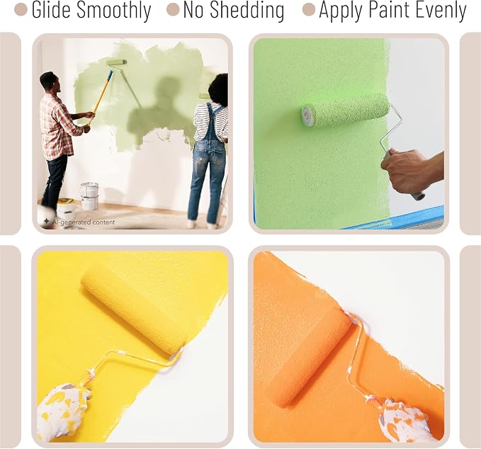 Bates- Paint Tray Set, Paint Roller Kit, Small Roller, Trays & Covers - Image 5