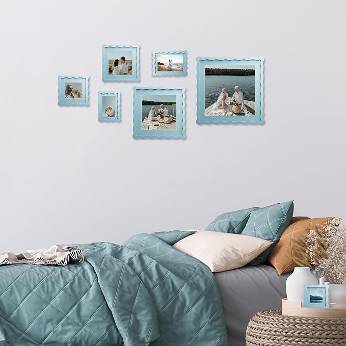 10x10 Wavy Picture Frame With Mat - Image 5