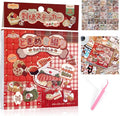 Tmtains 30 Sheets Japanese Manga Style Sticker Book 800+Pcs Heisei Retro Food by Tmtains