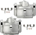 cciyu Front Left & Right Brake Calipers Assembly w/Bracket 19B2090 19B2091 1998 1999 2000 2001 2002 For Honda For Accord