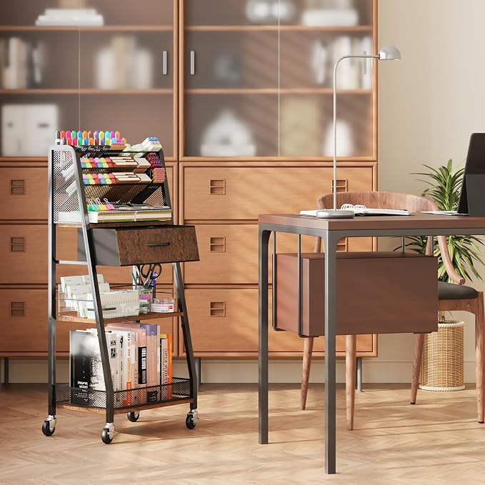 Homsorout 3 Tier Rolling Cart - Image 5